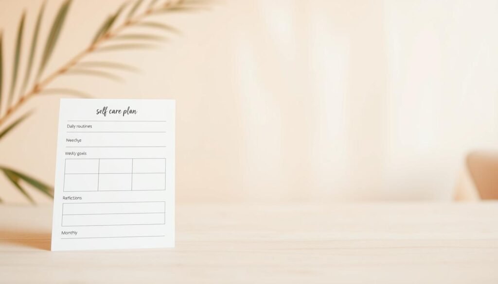 self-care plan template