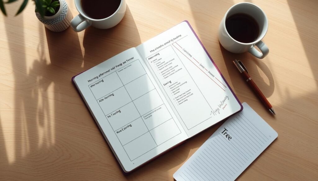 self-care routine planning