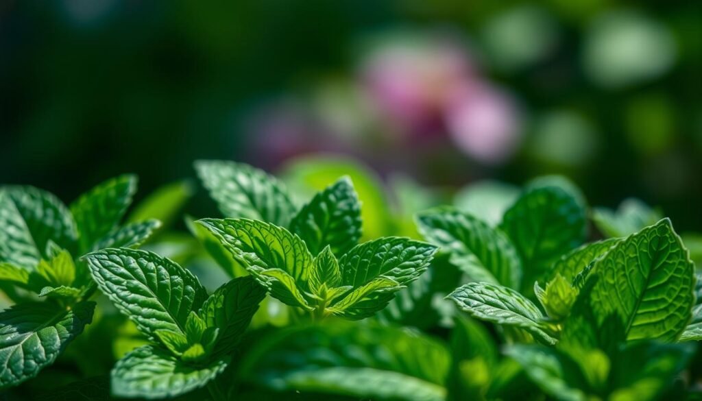 Peppermint leaves