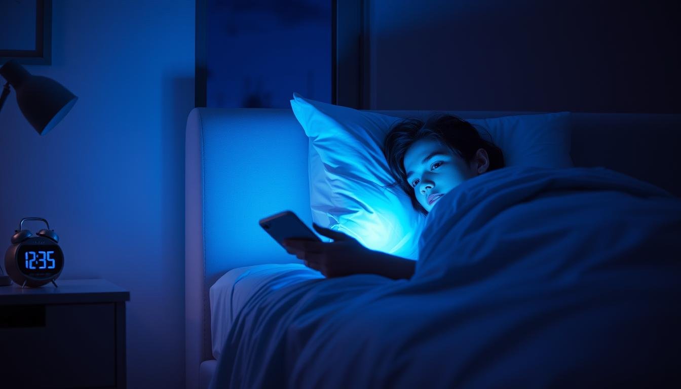 blue light sleep · screen time anxiety · digital detox tips · melatonin support