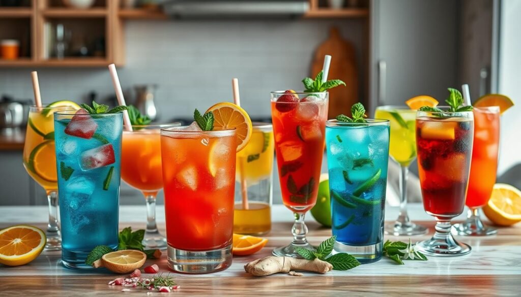 healthy mocktails