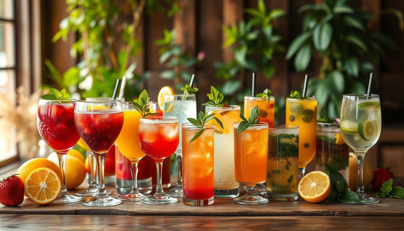 non-alcoholic drinks· alcohol-free beverages · healthy mocktails · sober curious
