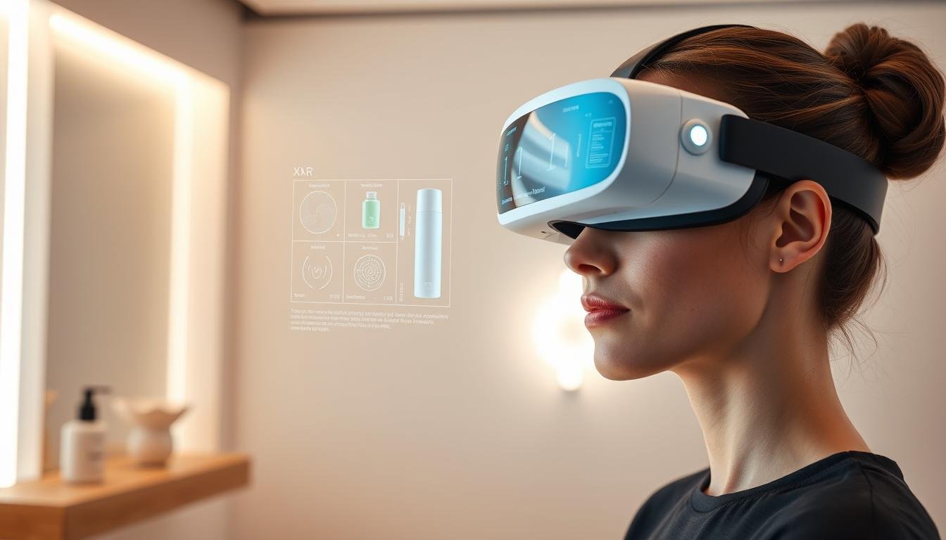 AI skincare XR coaching, virtual skin analysis, personalized beauty tech
