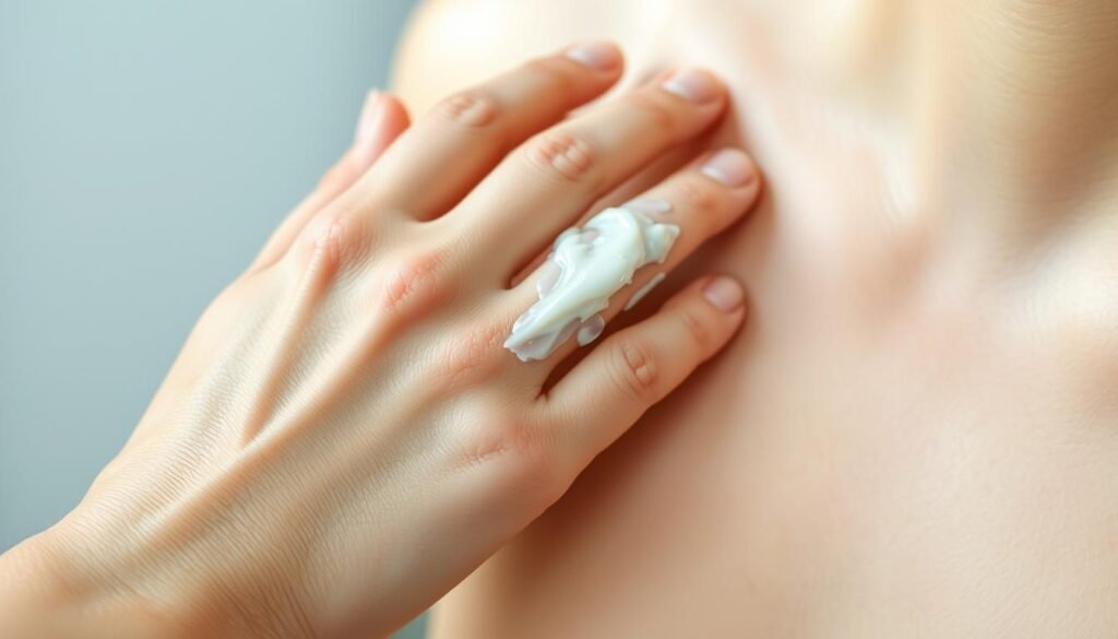 azelaic acid cream application