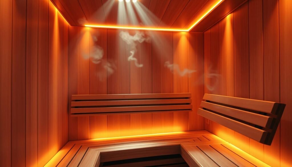 detoxifying infrared sauna