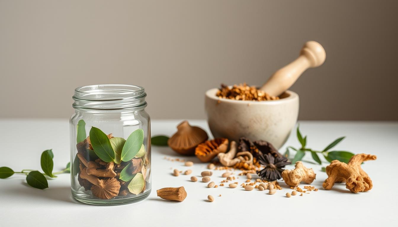 adaptogens for stress relief, glowing skin herbs, anxiety skin link